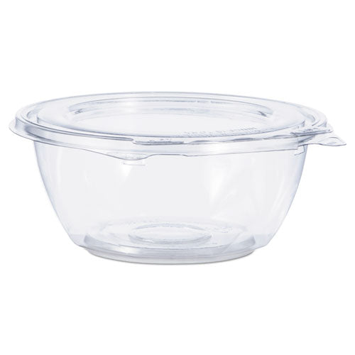 Tamper-resistant, Tamper-evident Bowls With Dome Lid, 32 Oz, 7" Diameter X 3.4"h, Clear, Plastic, 150/carton