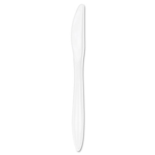 Tenedores de plástico de peso medio Style Setter, blanco, 1000/cartón