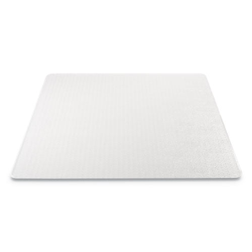 Economat - Tapete para silla de uso ocasional para alfombras de pelo corto, 45 x 53, rectangular, transparente