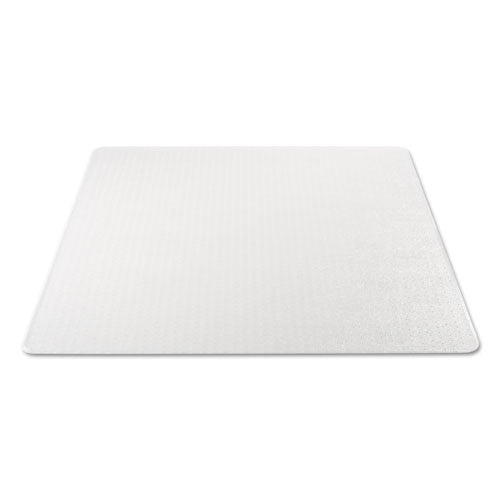 Supermat Tapete para silla de uso frecuente para alfombra de pelo mediano, 36 x 48, rectangular, transparente