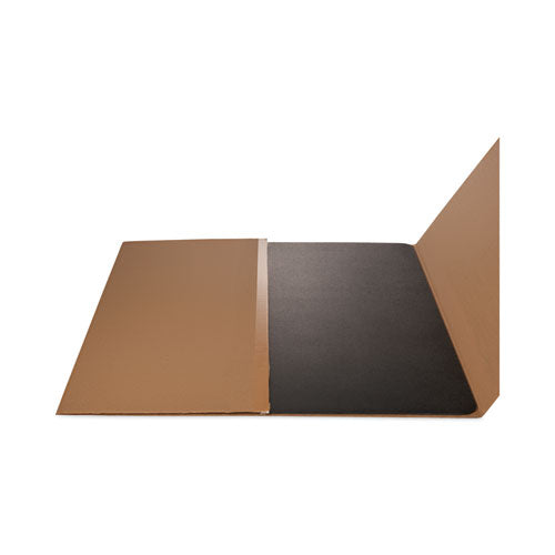Supermat Tapete para silla de uso frecuente para alfombra de pelo mediano, 45 x 53, rectangular, negro