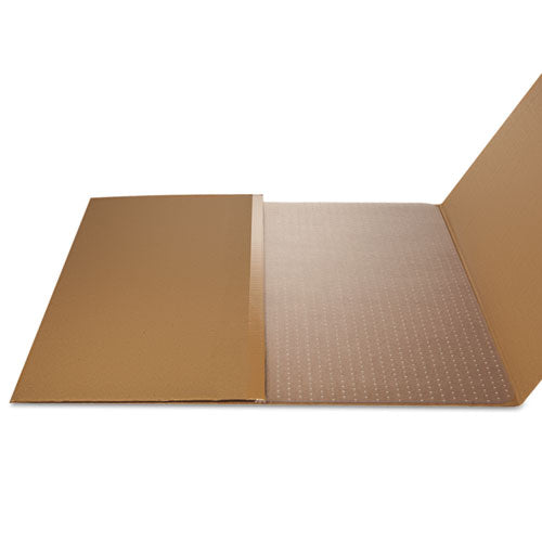 Tapete para silla de uso frecuente Rollamat, tapete de pelo mediano, plano, 46 ​​x 60, rectangular, transparente