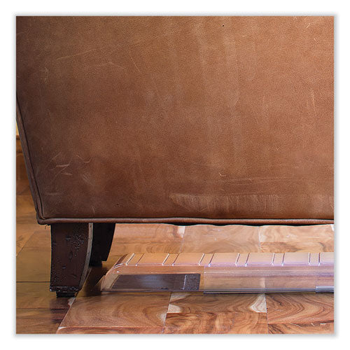 Deflector de aire para debajo de los muebles, 11 x 20 x 1,25, transparente