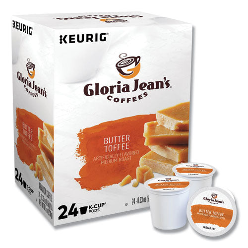 K-tazas de café con caramelo y mantequilla, 96 por caja