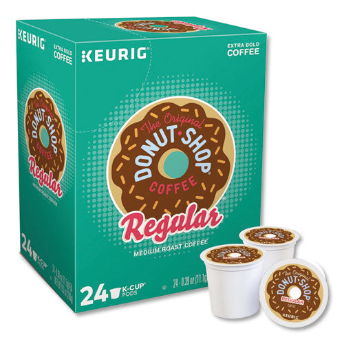 Donut Shop Coffee K-cups, Regular, 96/carton