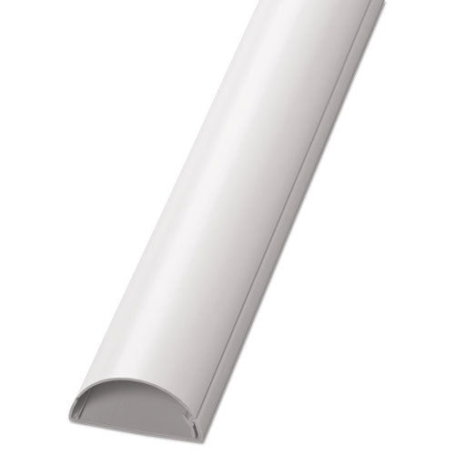 Cubierta decorativa para cable de escritorio, cubierta de 60" x 2" x 1", color blanco