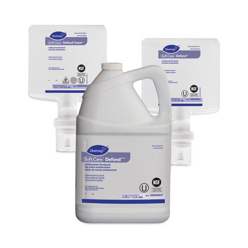 Soft Care Defend Handwash para dispensadores Intellicare, sin fragancia, recarga de 1,2 L, 6/cartón