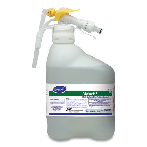 Alpha-hp Concentrated Multi-surface Cleaner, Citrus Scent, 5,000 Ml Rtd Spray Bottle