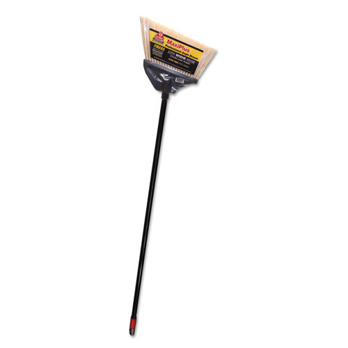 Maxiplus Professional Angle Broom, 51" Handle, Black