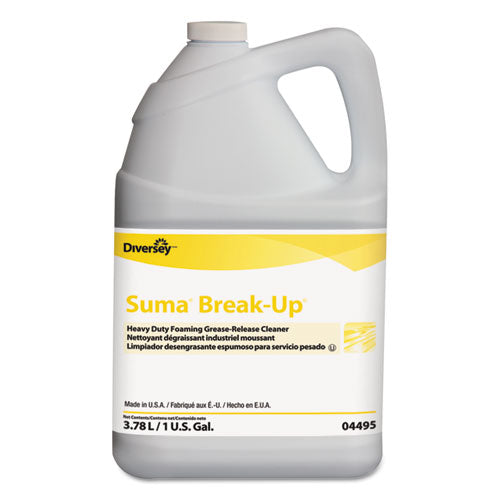 Suma Break-up Limpiador espumoso liberador de grasa de alta resistencia, botella de 1500 ml, 2/cartón