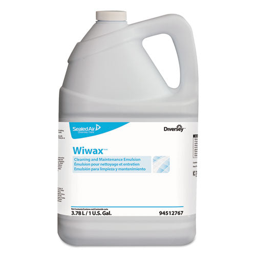 Solución de limpieza y mantenimiento Wiwax, líquido, botella de 1 galón, 4/cartón