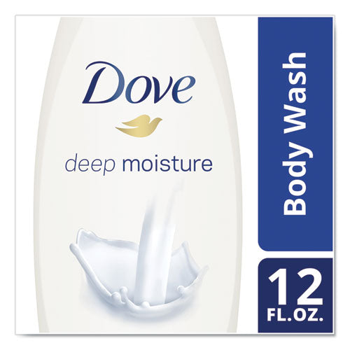Dove Body Wash Deep Moisture, botella de 12 oz, 6/cartón