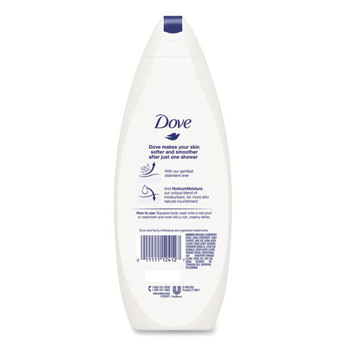 Dove Body Wash Deep Moisture, botella de 12 oz, 6/cartón
