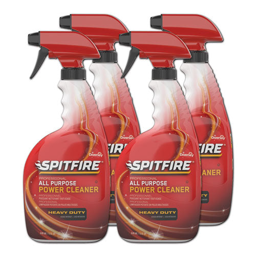 Spitfire All Purpose Power Cleaner, Líquido, Botella rociadora de 32 oz, 4/cartón
