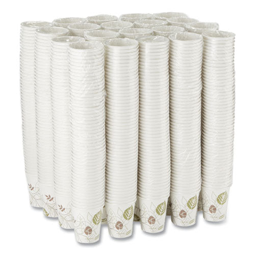 Pathways Vasos de papel para bebidas calientes, 10 oz, 50 fundas, 20 fundas/cartón