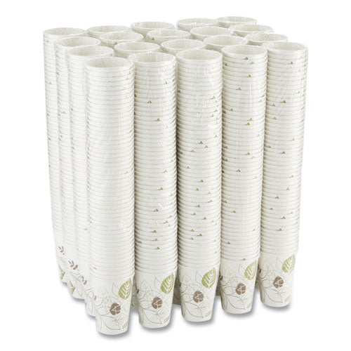 Pathways Vasos de papel para bebidas calientes, 16 oz, funda 50, caja de 20 fundas