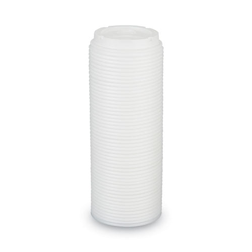 Tapas Dome Drink-thru, se adapta a Perfectouch de 10 oz a 16 oz; Vaso Wisesize de 12 oz a 20 oz, blanco, paquete de 50