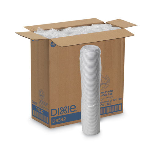 Tapas Dome Drink-thru, para vasos de papel para bebidas calientes de 10 oz a 16 oz, blanco, 1,000/caja