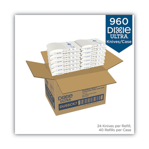 Smartstock Tri-tower Sistema dispensador Cubiertos, cuchillo, natural, 40/paquete, 24 paquetes/cartón