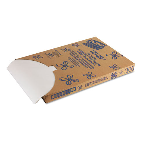 Revestimientos antigrasa para bandejas Liftoff, 16,38 x 24,38, blanco, 1000 hojas/cartón
