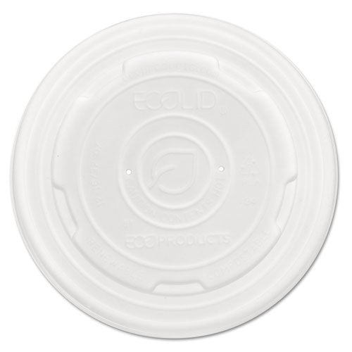 World Art Tapas para recipientes de sopa laminadas con pla para 12 oz, 16 oz, 32 oz, blanco, plástico, 50/paquete, 10 paquetes/cartón
