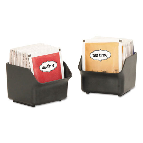 Bolsa de té con nueve cajones Baggy y soporte para accesorios, 10,24 x 4,33 x 13,11, negro