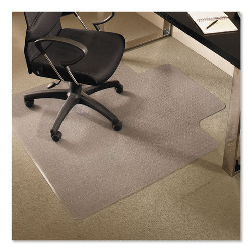 Everlife Tapetes para silla para alfombra de pelo mediano con borde, 36 x 48, transparente