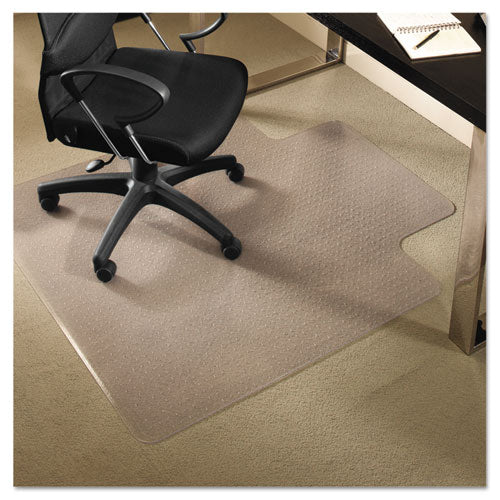 Everlife Tapetes para silla para alfombra de pelo mediano con borde, 45 x 53, transparente