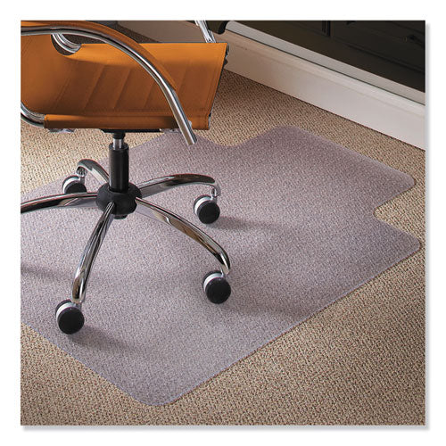 Tapete para silla Natural Origins con borde para alfombra, 36 x 48, transparente