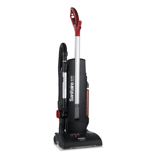 Multi-surface Quietclean Two-motor Upright Vacuum, 13" Cleaning Path, Black