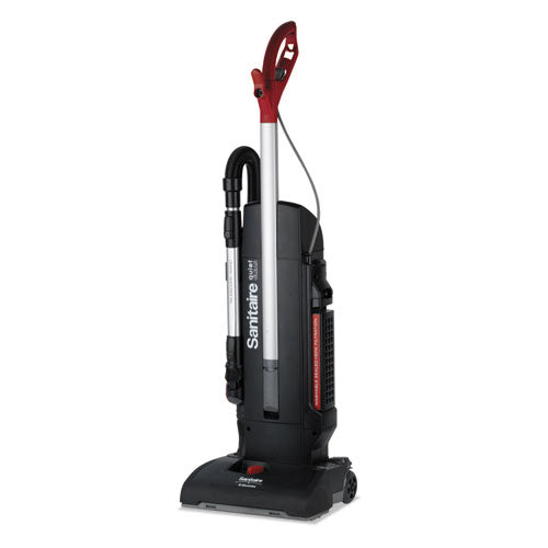 Multi-surface Quietclean Two-motor Upright Vacuum, 13" Cleaning Path, Black