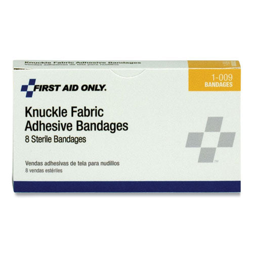First Aid Fabric Knuckle Bandages, 8/box