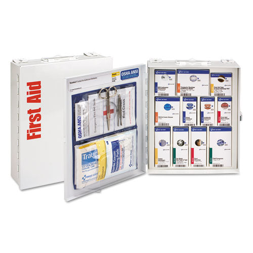 Ansi 2015 Smartcompliance General Business First Aid Station For 50 People, 241 Piece, Metal Case