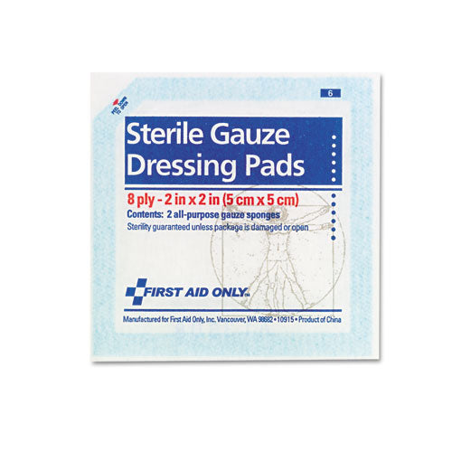 Smartcompliance Gauze Pads, Sterile, 12-ply, 3 X 3, 5 Dual-pads/pack