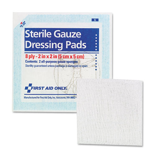 Gauze Pads, Sterile, Assorted, 2 X 2; 3 X 3, 48/box