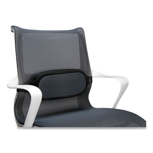 I-spire Series Lumbar Cushion, 14 X 3 X 6, Gray/black