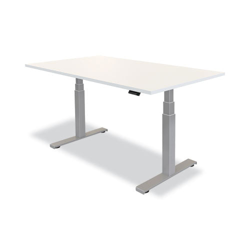 Tablero de mesa laminado Levado, 60" x 30", blanco