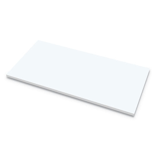 Tablero de mesa laminado Levado, 72" x 30", blanco