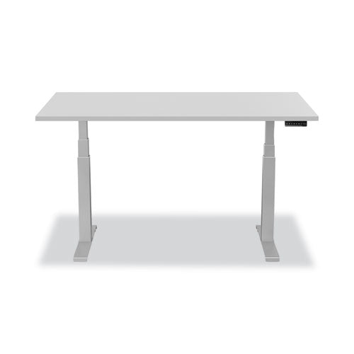 Tablero de mesa laminado Levado, 48" x 24", gris