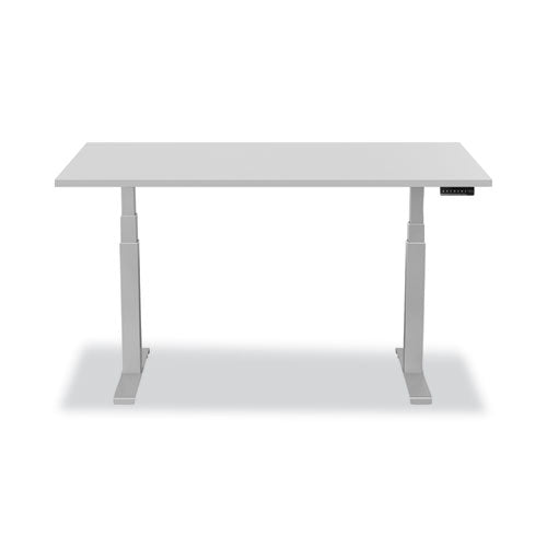 Tablero de mesa laminado Levado, 60" x 30", gris