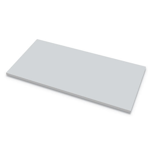 Tablero de mesa laminado Levado, 72" x 30", gris