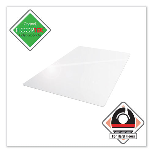 Cleartex Ultimat Xxl Polycarbonate Chair Mat For Hard Floors, 60 X 60, Clear