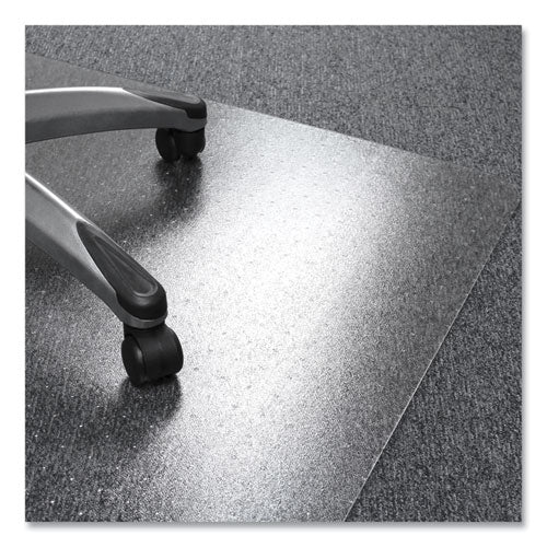 Tapete para silla de policarbonato Cleartex Ultimat para alfombras de pelo bajo/mediano, 35 x 47, transparente
