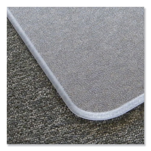 Cleartex Megamat tapete de policarbonato resistente para pisos duros/todas las alfombras, 46 x 53, transparente