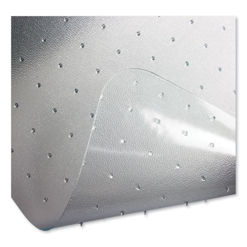 Tapete para silla Cleartex Ultimat de policarbonato para alfombras de pelo medio/bajo, 48 x 53, transparente
