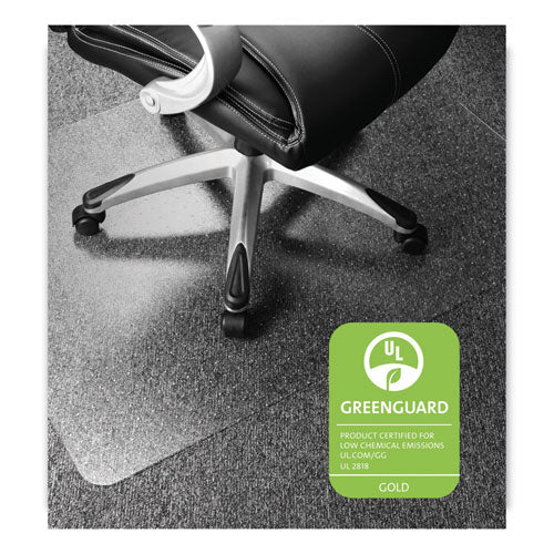 Tapete para silla de policarbonato Cleartex Ultimat para alfombras de pelo medio/bajo, 48 x 79, transparente