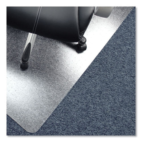 Cleartex Advantagemat Tapete para silla de PVC libre de ftalatos para alfombras de pelo bajo, 60 x 48, transparente
