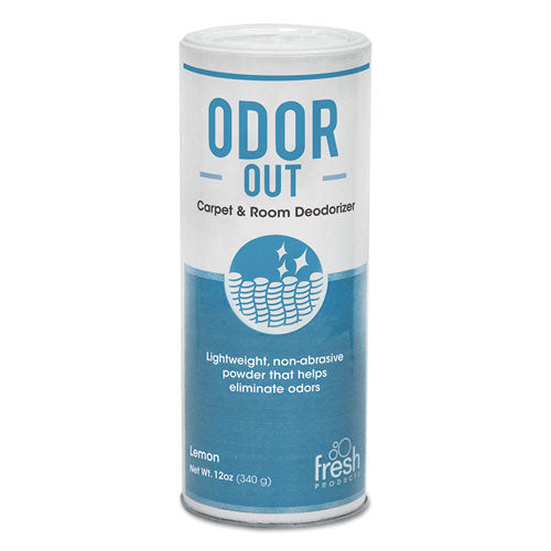 Odor-out Rug/room Deodorant, Lemon, 12 Oz Shaker Can, 12/box