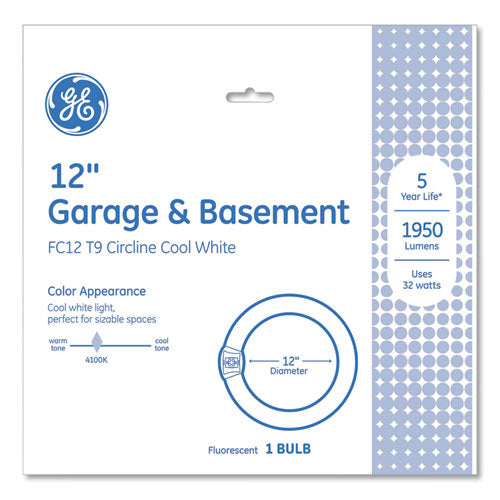 T9 Circline Garage And Basement Fluorescent Bulb, 22 W, Cool White