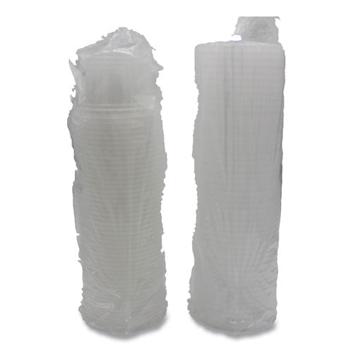 Contenedores de plástico para fiambres, 16 oz, transparentes, plástico, 240/cartón